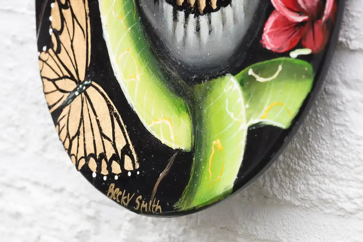 This Life Is Wild – Original Skate Deck - SOLD by artist Becky Smith - Wyecliffe Galleries