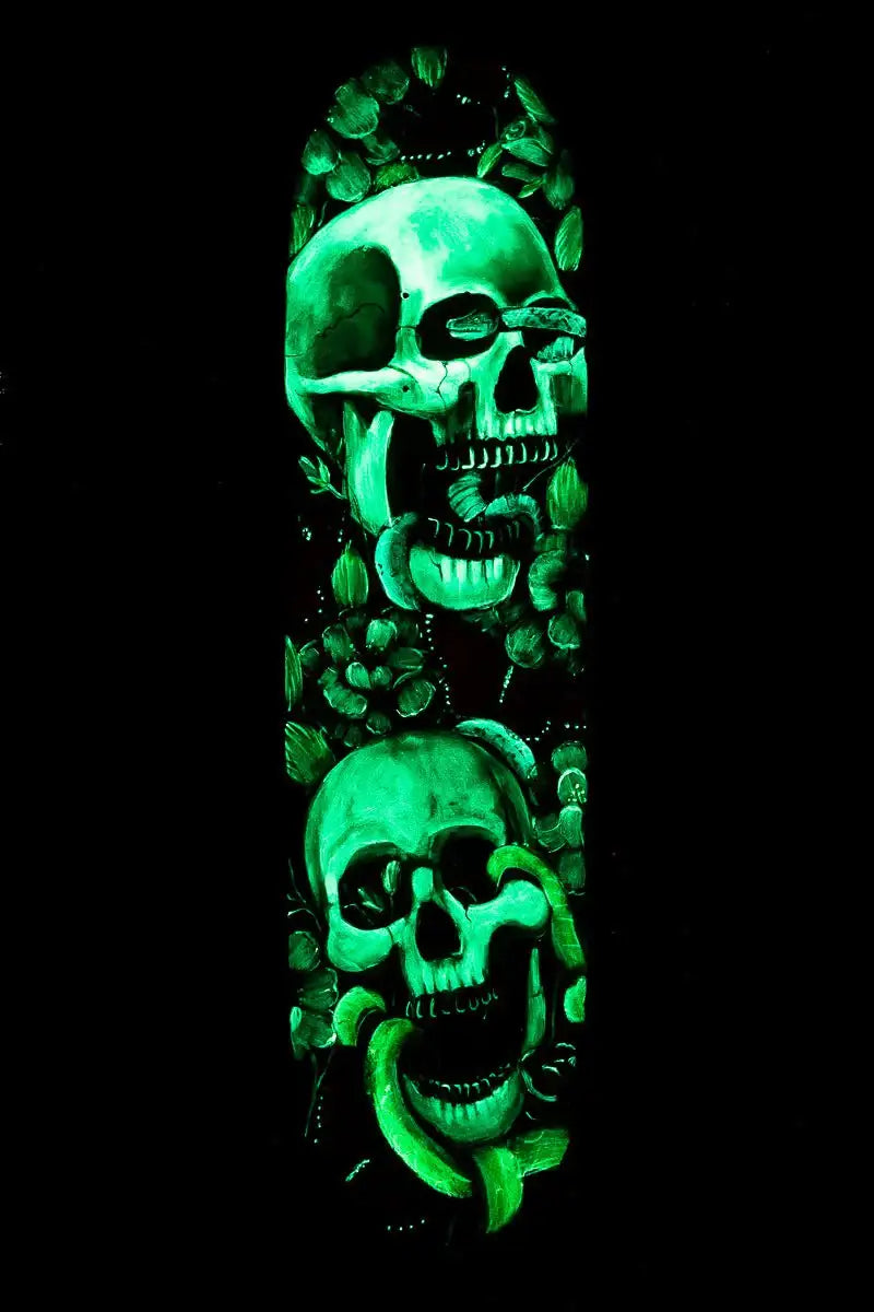 This Life Is Wild – Original Skate Deck - SOLD by artist Becky Smith - Wyecliffe Galleries