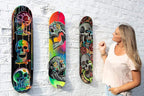 This Life Is Wild – Original Skate Deck - SOLD by artist Becky Smith - Wyecliffe Galleries