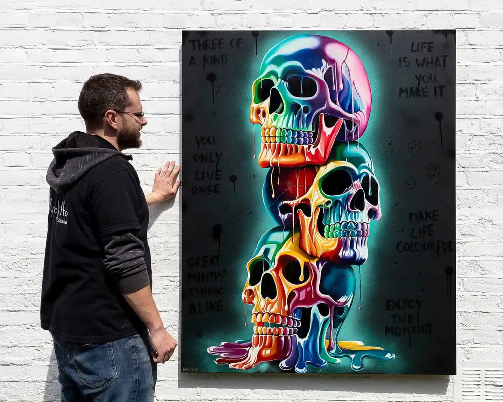 Three Of A Kind - Original - SOLD by artist Becky Smith - Wyecliffe Galleries