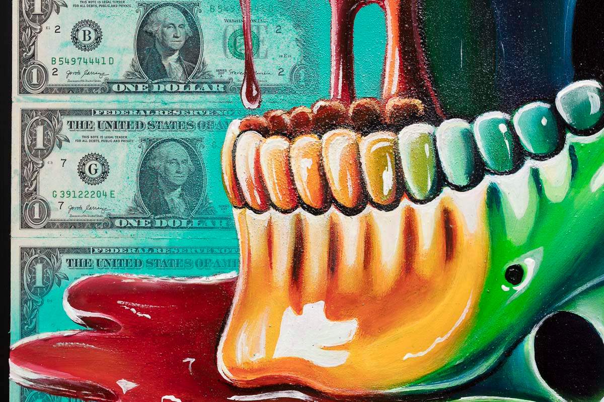 Thrill Of The Bill - Original by artist Becky Smith - Wyecliffe Galleries