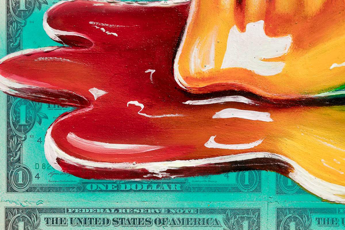 Thrill Of The Bill - Original by artist Becky Smith - Wyecliffe Galleries