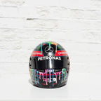 Thrill Seeker - Original Hand-Painted F1 Helmet - SOLD by artist Becky Smith - Wyecliffe Galleries