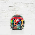 Thrill Seeker - Original Hand-Painted F1 Helmet - SOLD by artist Becky Smith - Wyecliffe Galleries