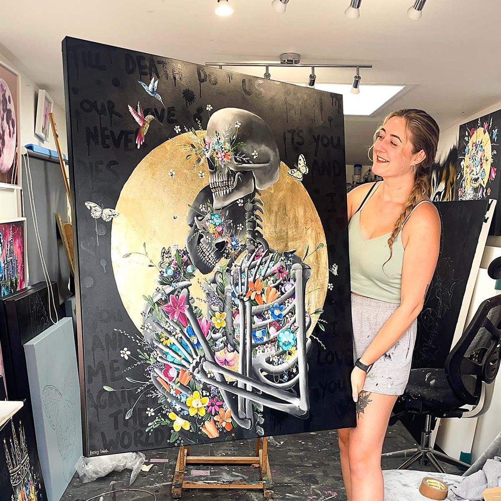 Till Death Do Us Part - Original - SOLD by artist Becky Smith - Wyecliffe Galleries