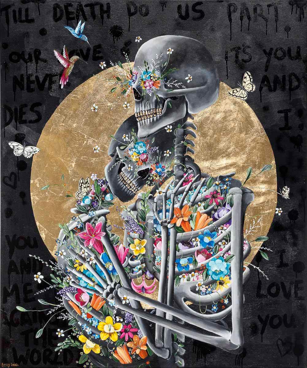 Till Death Do Us Part - Original - SOLD by artist Becky Smith - Wyecliffe Galleries