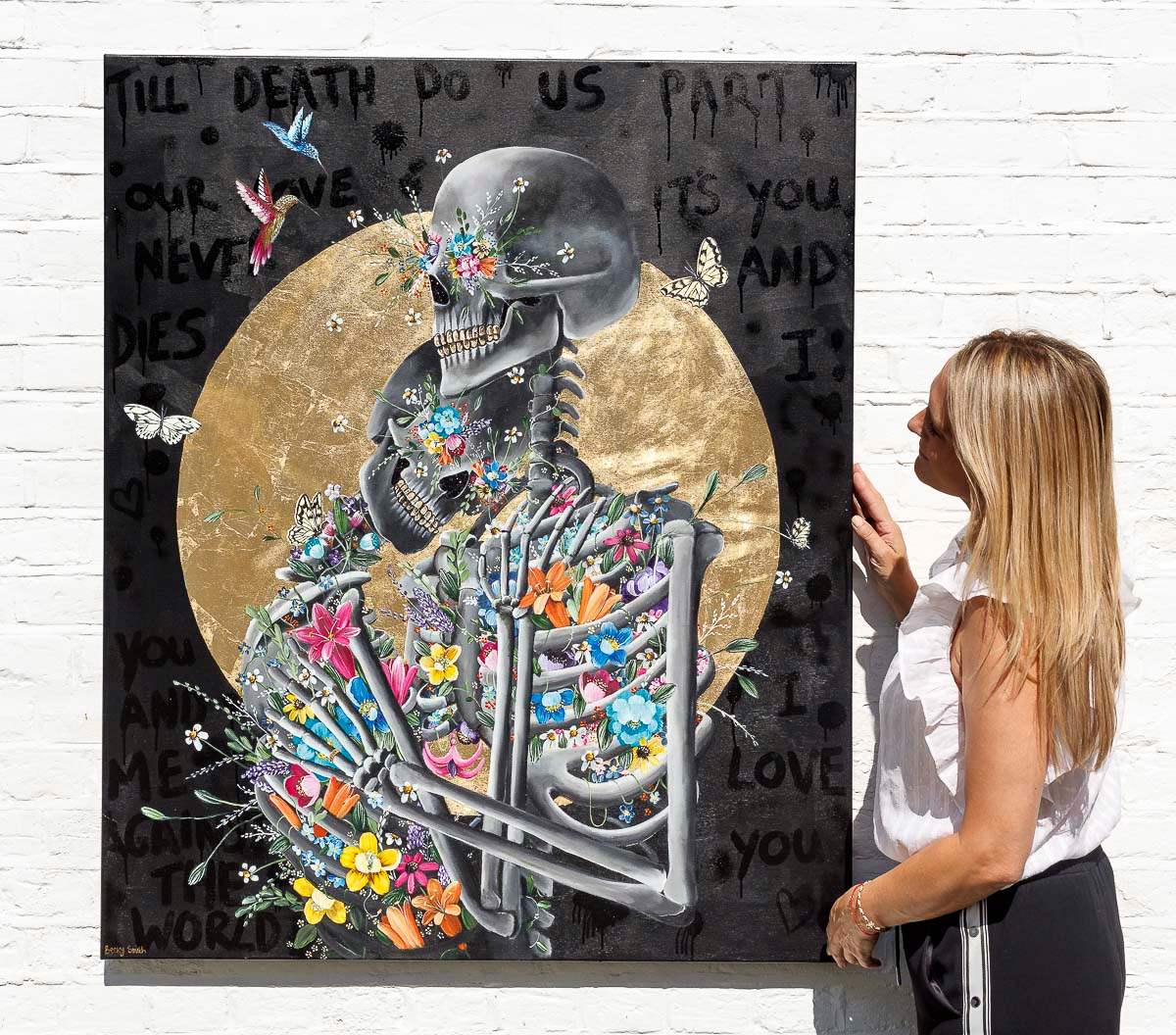 Till Death Do Us Part - Original - SOLD by artist Becky Smith - Wyecliffe Galleries