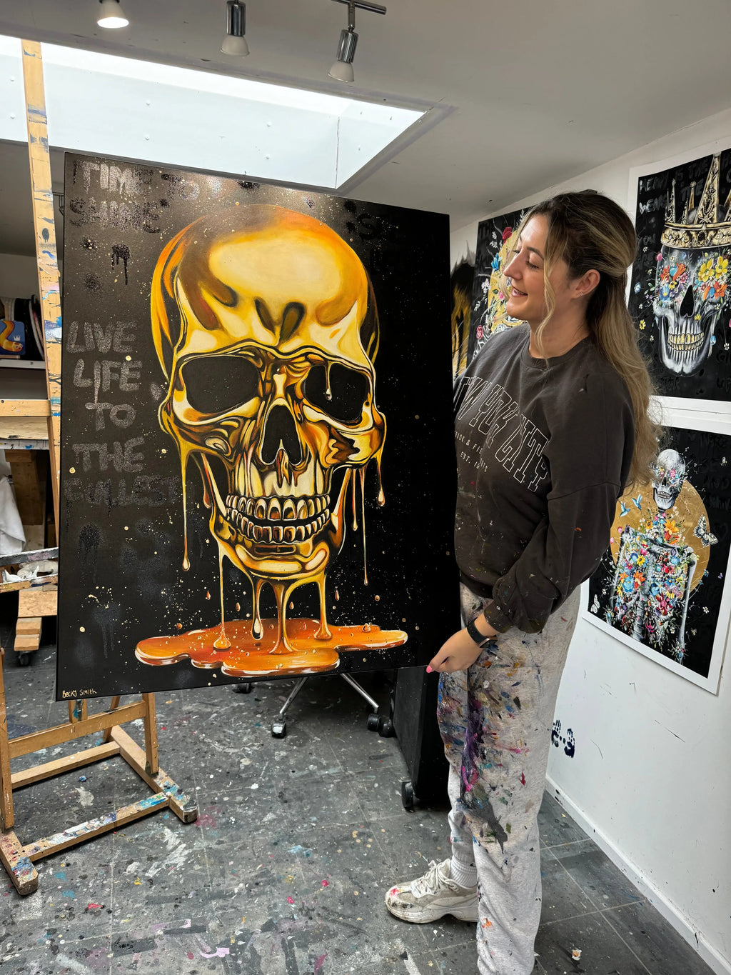 Time To Shine - Original - SOLD by artist Becky Smith - Wyecliffe Galleries