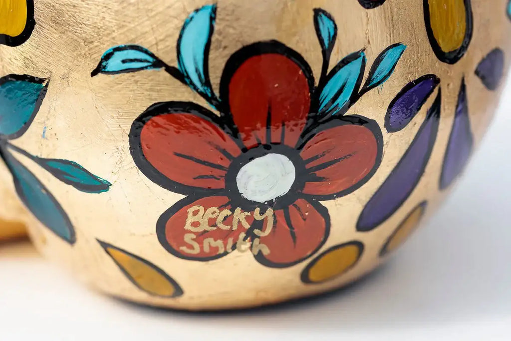 Today Is Golden - Original Sculpture - SOLD by artist Becky Smith - Wyecliffe Galleries