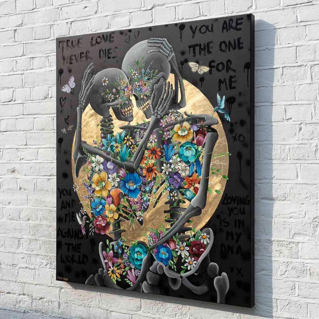 True Love Never Dies - Original - SOLD by artist Becky Smith - Wyecliffe Galleries