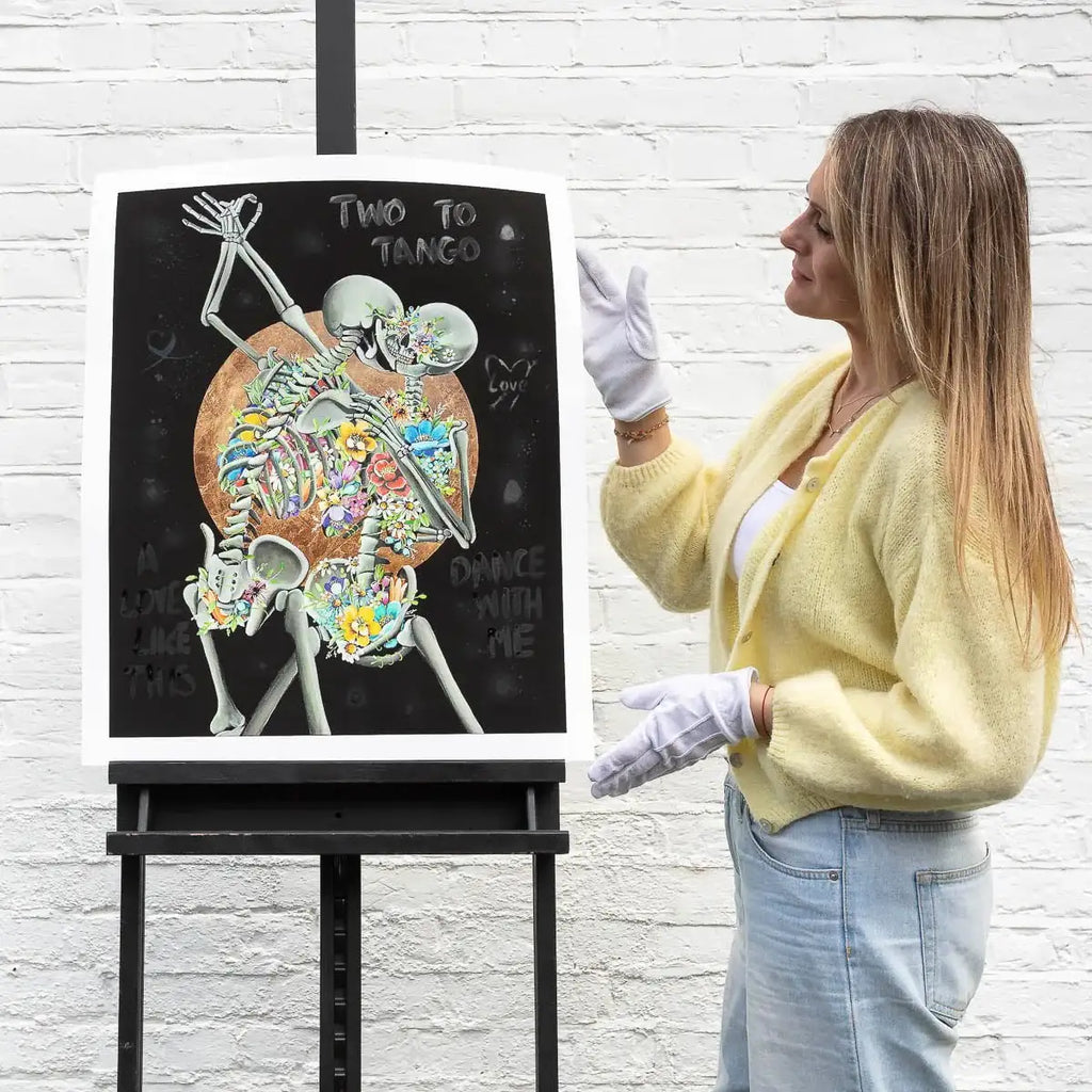 Two To Tango - Artist Proof by artist Becky Smith - Wyecliffe Galleries