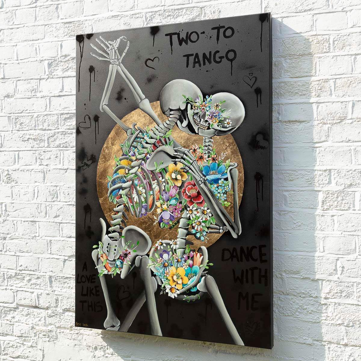 Two To Tango - Original - SOLD by artist Becky Smith - Wyecliffe Galleries