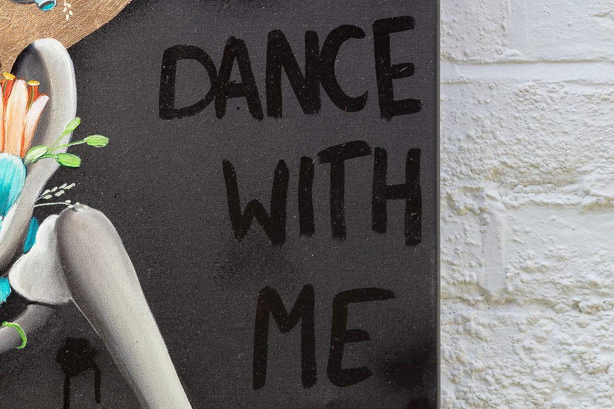 Two To Tango - Original - SOLD by artist Becky Smith - Wyecliffe Galleries