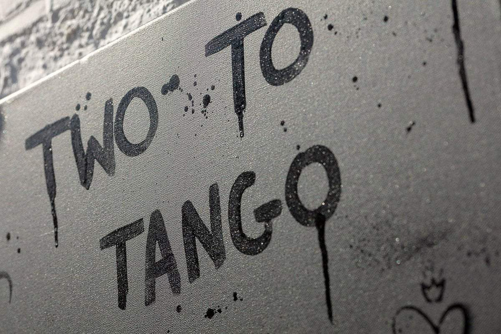 Two To Tango - Original - SOLD by artist Becky Smith - Wyecliffe Galleries