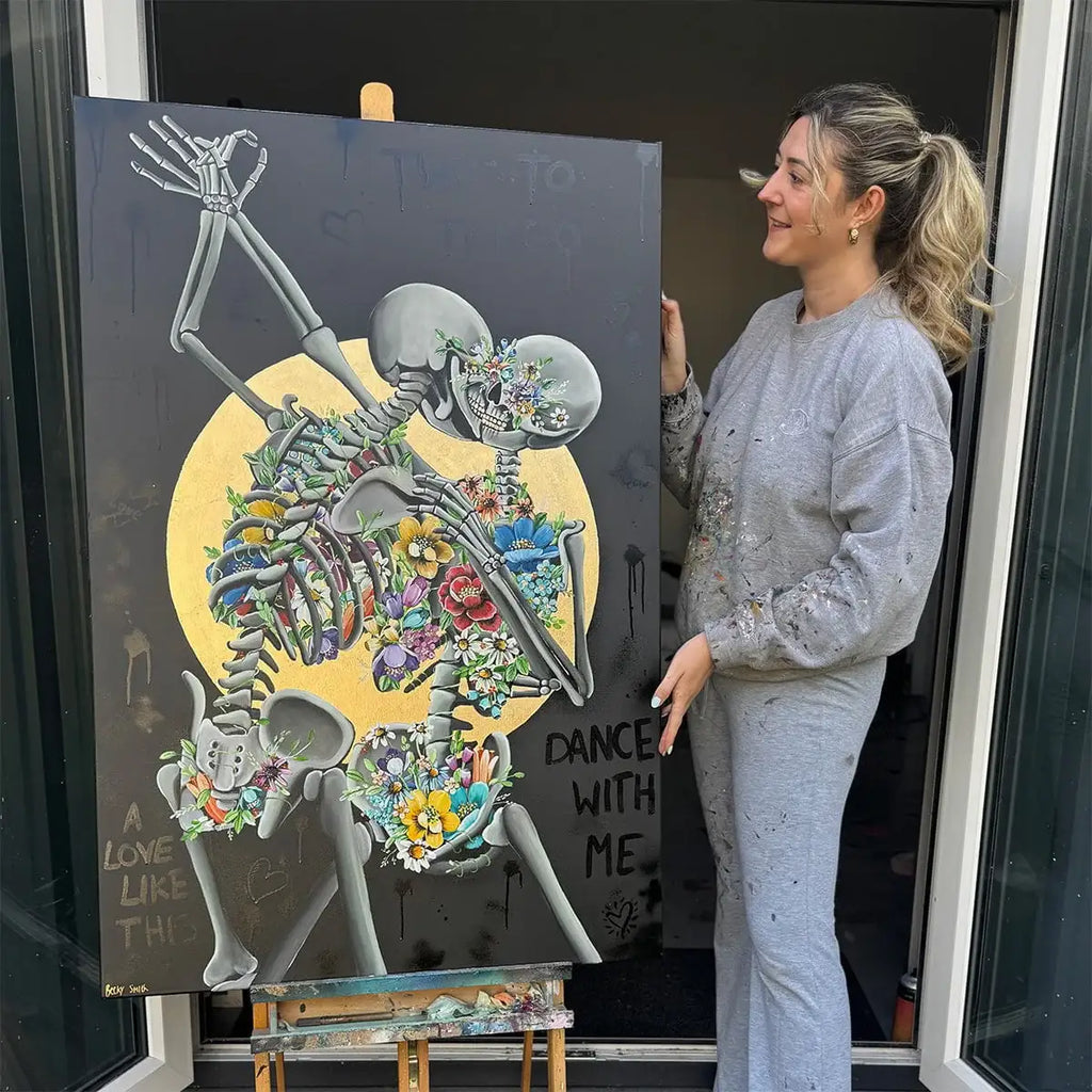 Two To Tango - Original - SOLD by artist Becky Smith - Wyecliffe Galleries