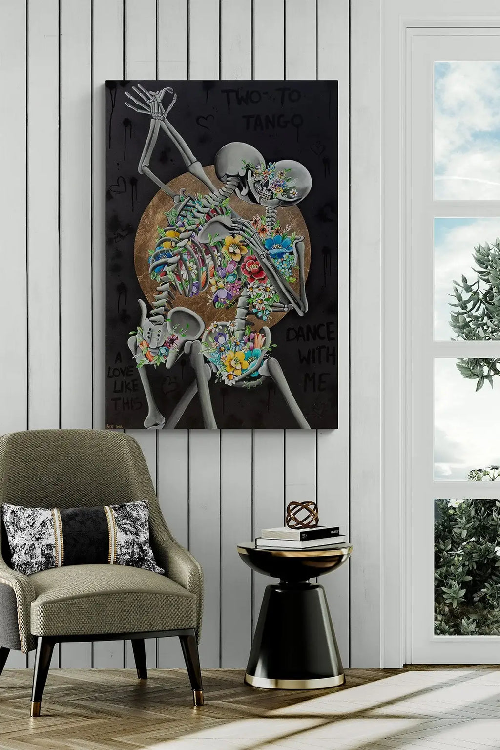 Two To Tango - Original - SOLD by artist Becky Smith - Wyecliffe Galleries