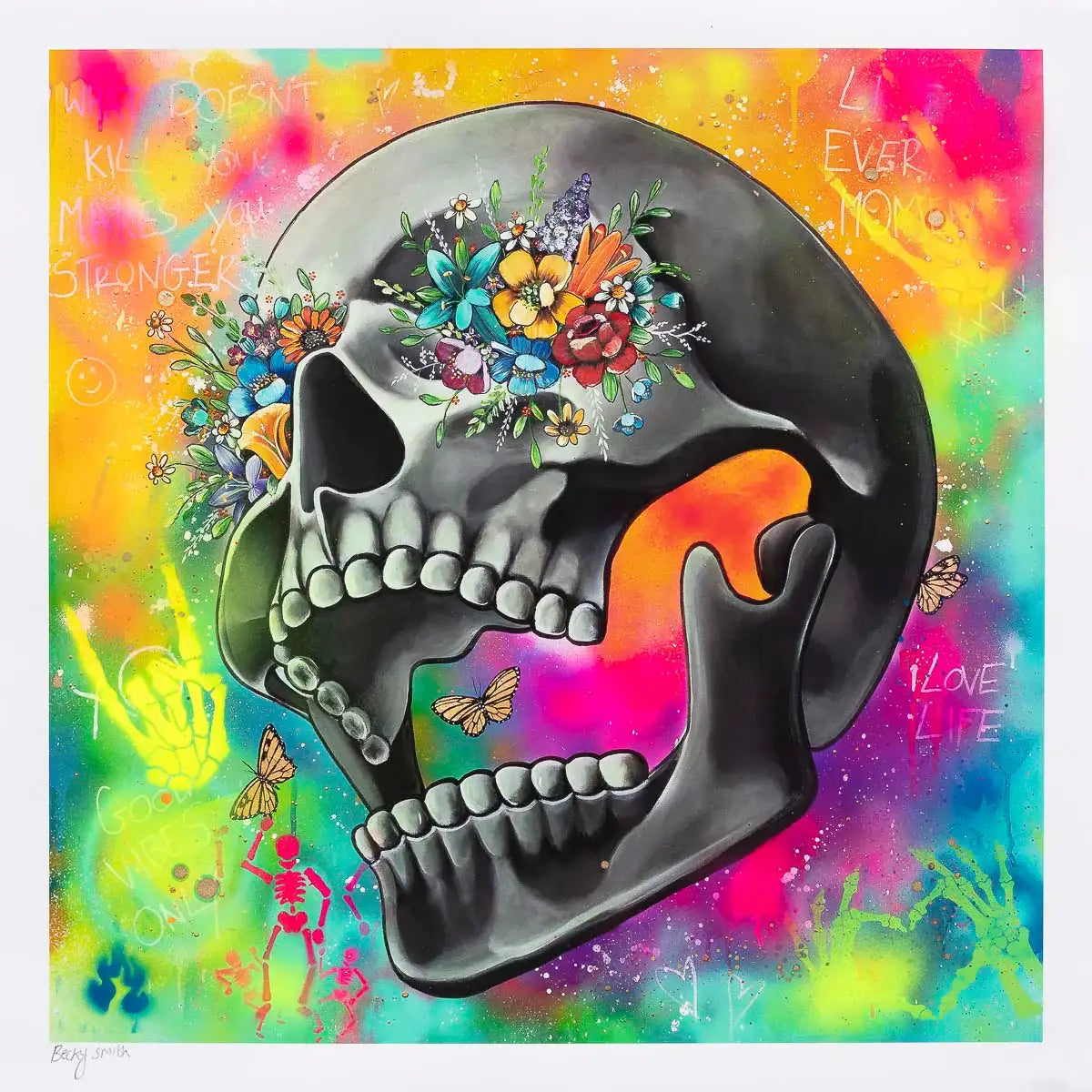 What Doesn't Kill You Makes You Stronger - Artist Proof by artist Becky Smith - Wyecliffe Galleries