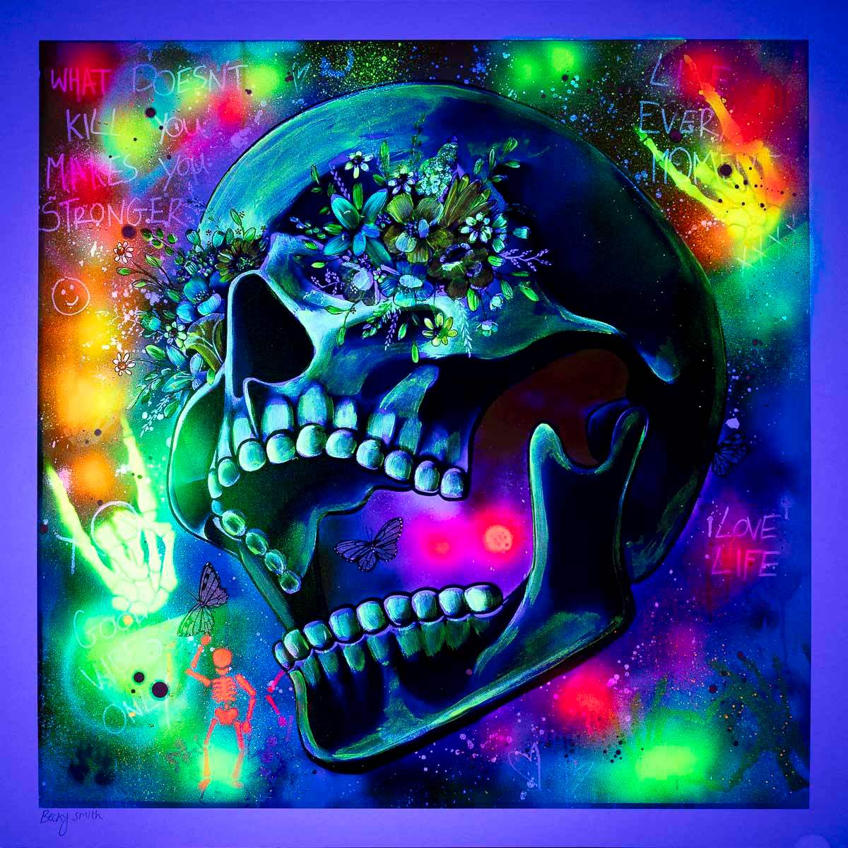 What Doesn't Kill You Makes You Stronger - Artist Proof by artist Becky Smith - Wyecliffe Galleries