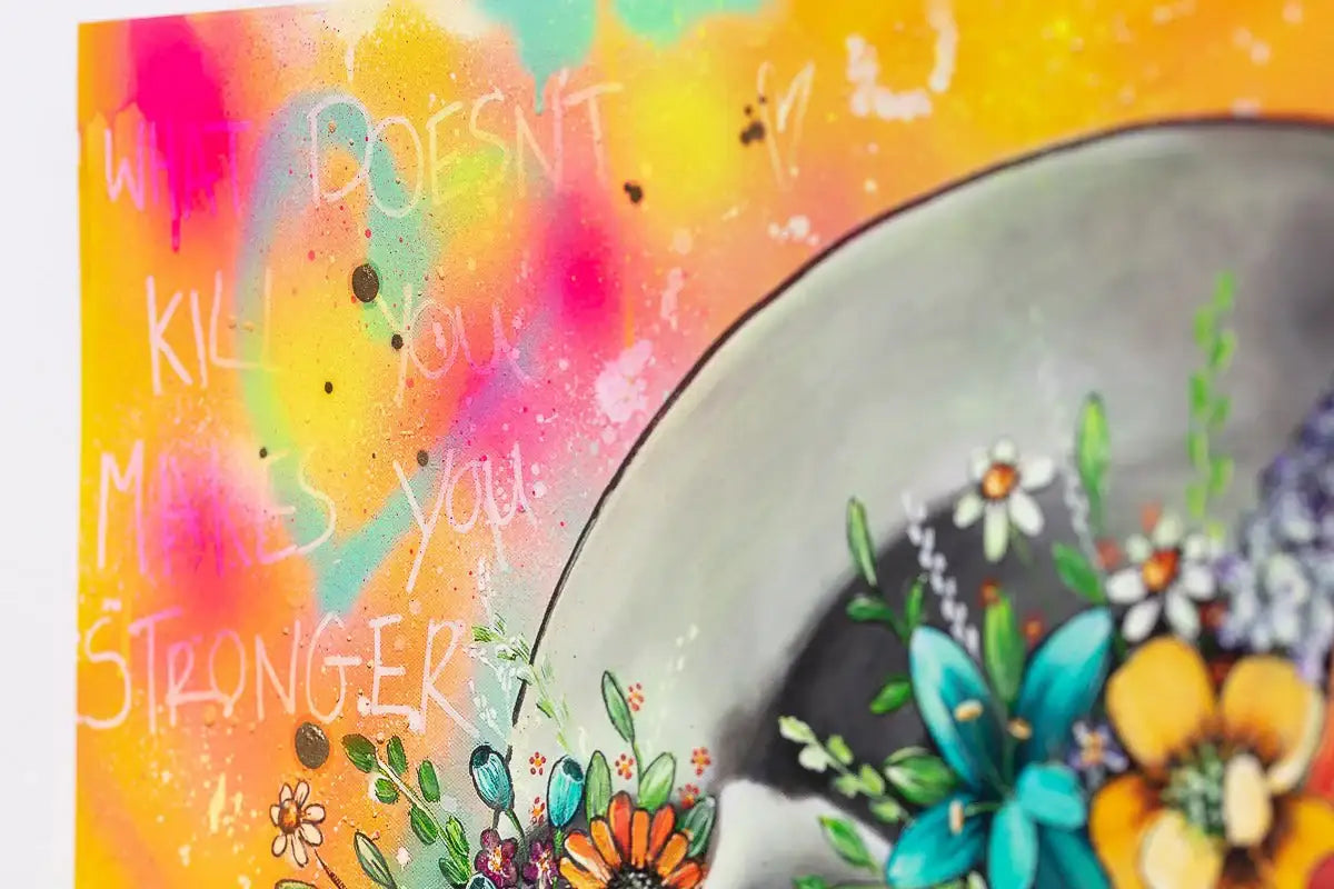 What Doesn't Kill You Makes You Stronger - Artist Proof by artist Becky Smith - Wyecliffe Galleries