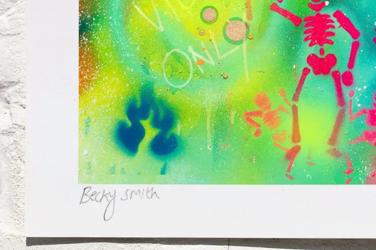 What Doesn't Kill You Makes You Stronger - Artist Proof by artist Becky Smith - Wyecliffe Galleries