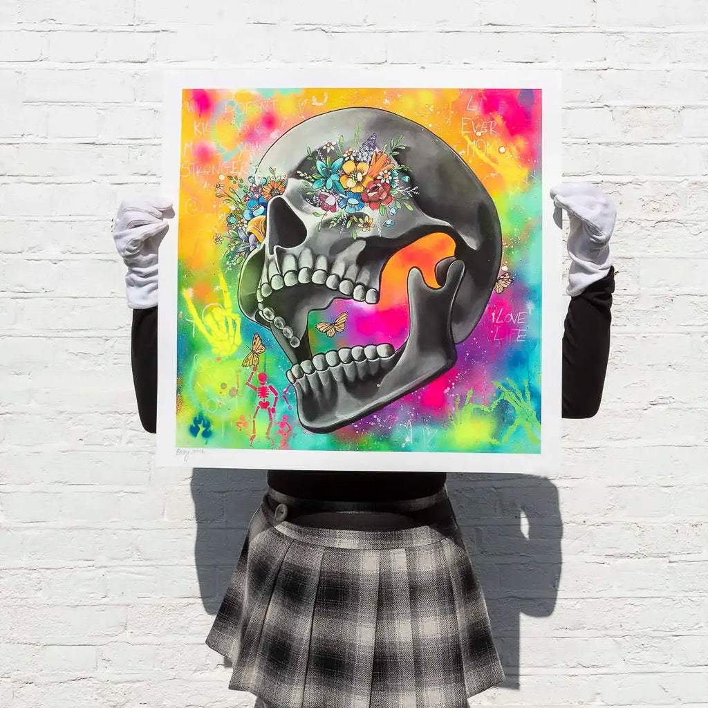 What Doesn't Kill You Makes You Stronger - Artist Proof by artist Becky Smith - Wyecliffe Galleries