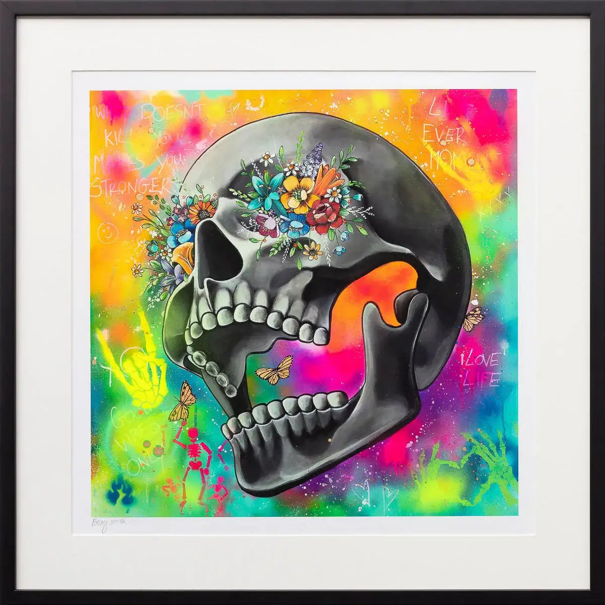 What Doesn't Kill You Makes You Stronger - Artist Proof by artist Becky Smith - Wyecliffe Galleries