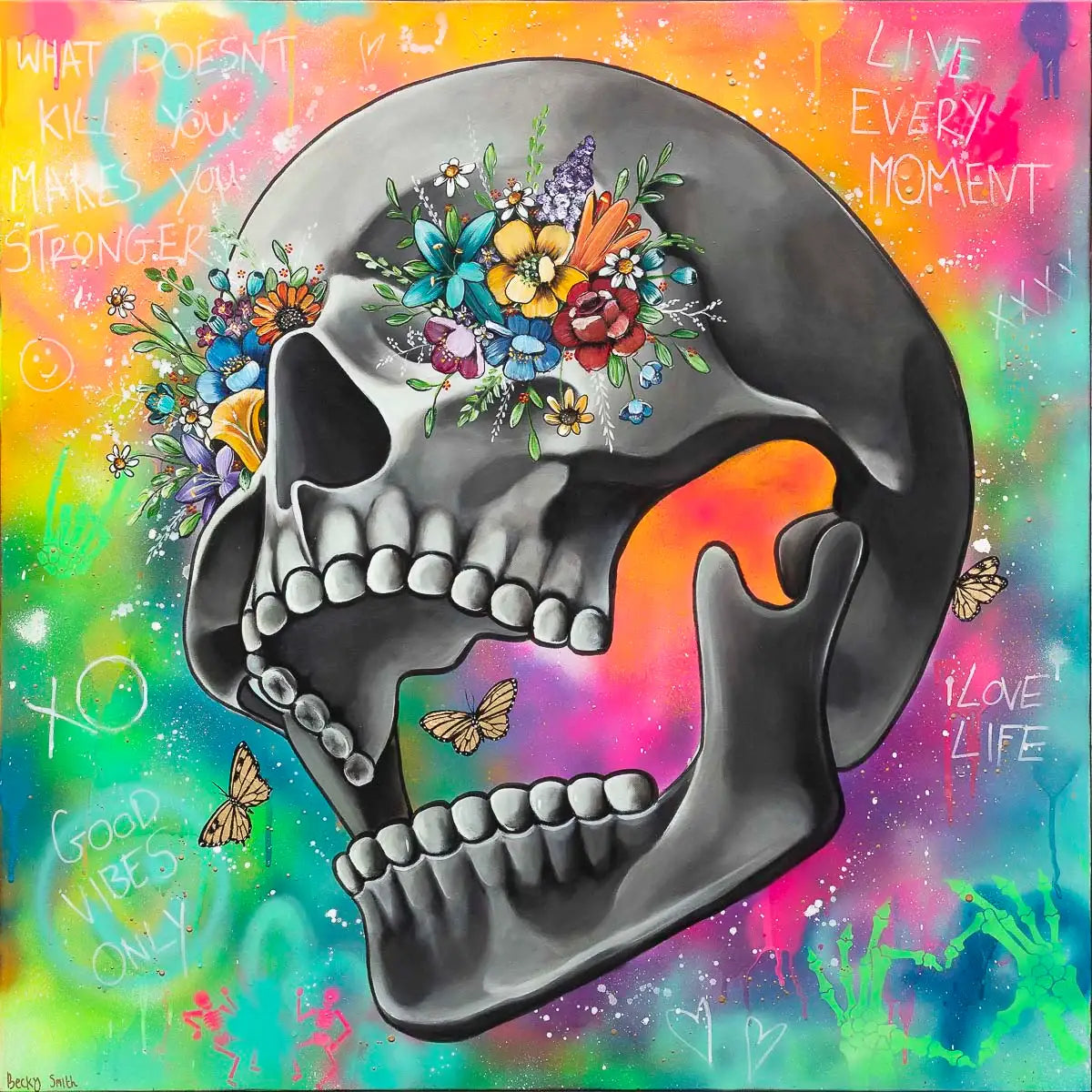 What Doesn't Kill You Makes You Stronger - Original - SOLD by artist Becky Smith - Wyecliffe Galleries