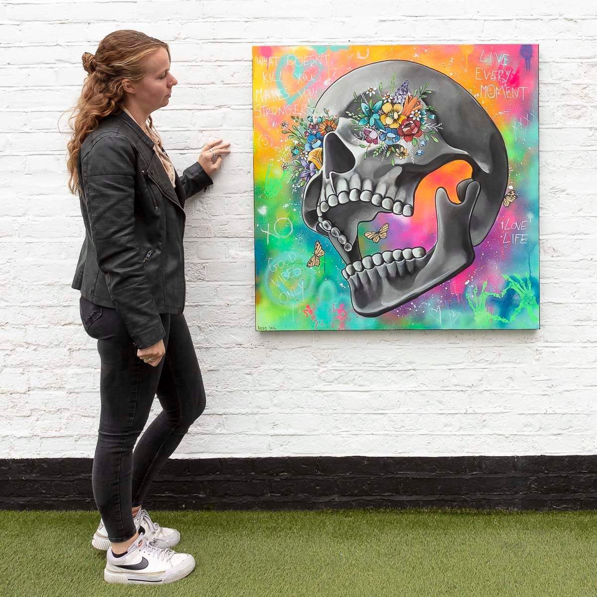 What Doesn't Kill You Makes You Stronger - Original - SOLD by artist Becky Smith - Wyecliffe Galleries