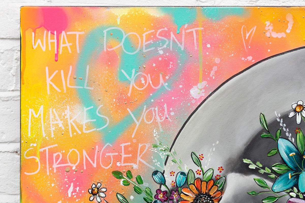 What Doesn't Kill You Makes You Stronger - Original - SOLD by artist Becky Smith - Wyecliffe Galleries