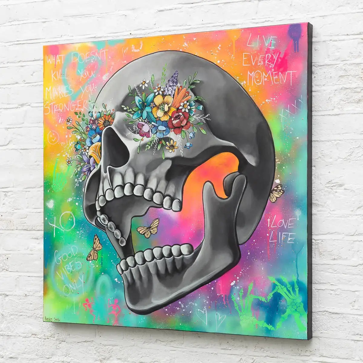 What Doesn't Kill You Makes You Stronger - Original - SOLD by artist Becky Smith - Wyecliffe Galleries
