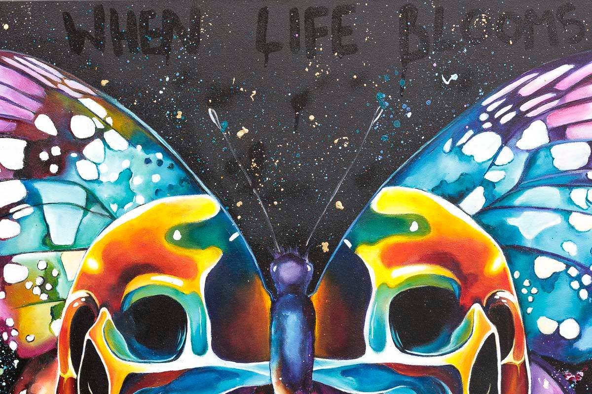 When Life Blooms - Original - SOLD by artist Becky Smith - Wyecliffe Galleries