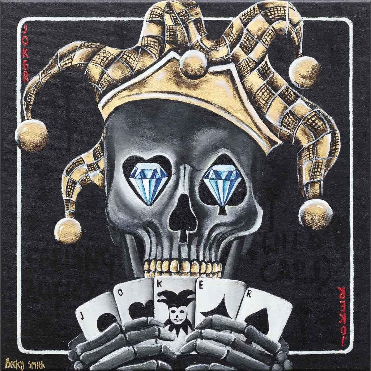 Wild Card - Original - SOLD by artist Becky Smith - Wyecliffe Galleries