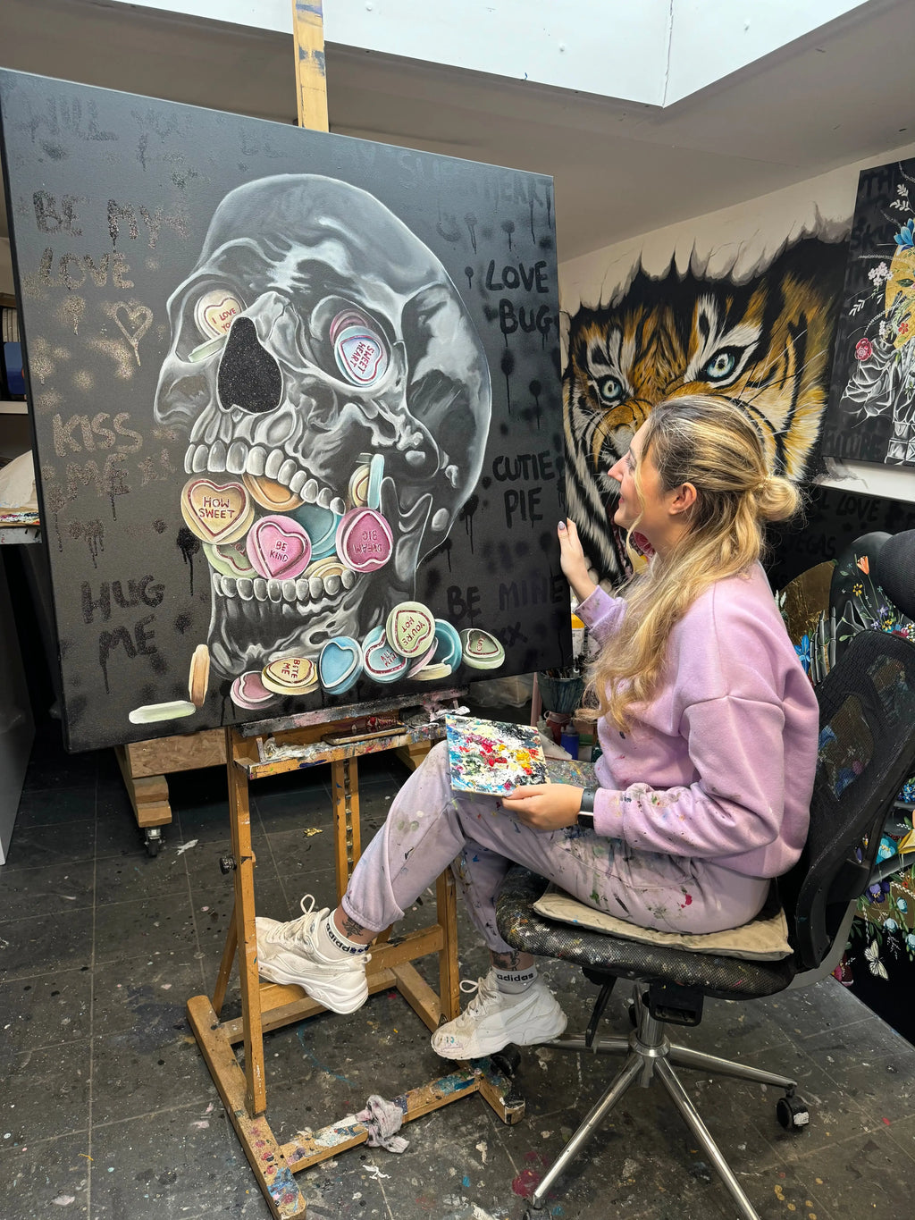 Will You Be My Sweet Heart - Original - SOLD by artist Becky Smith - Wyecliffe Galleries