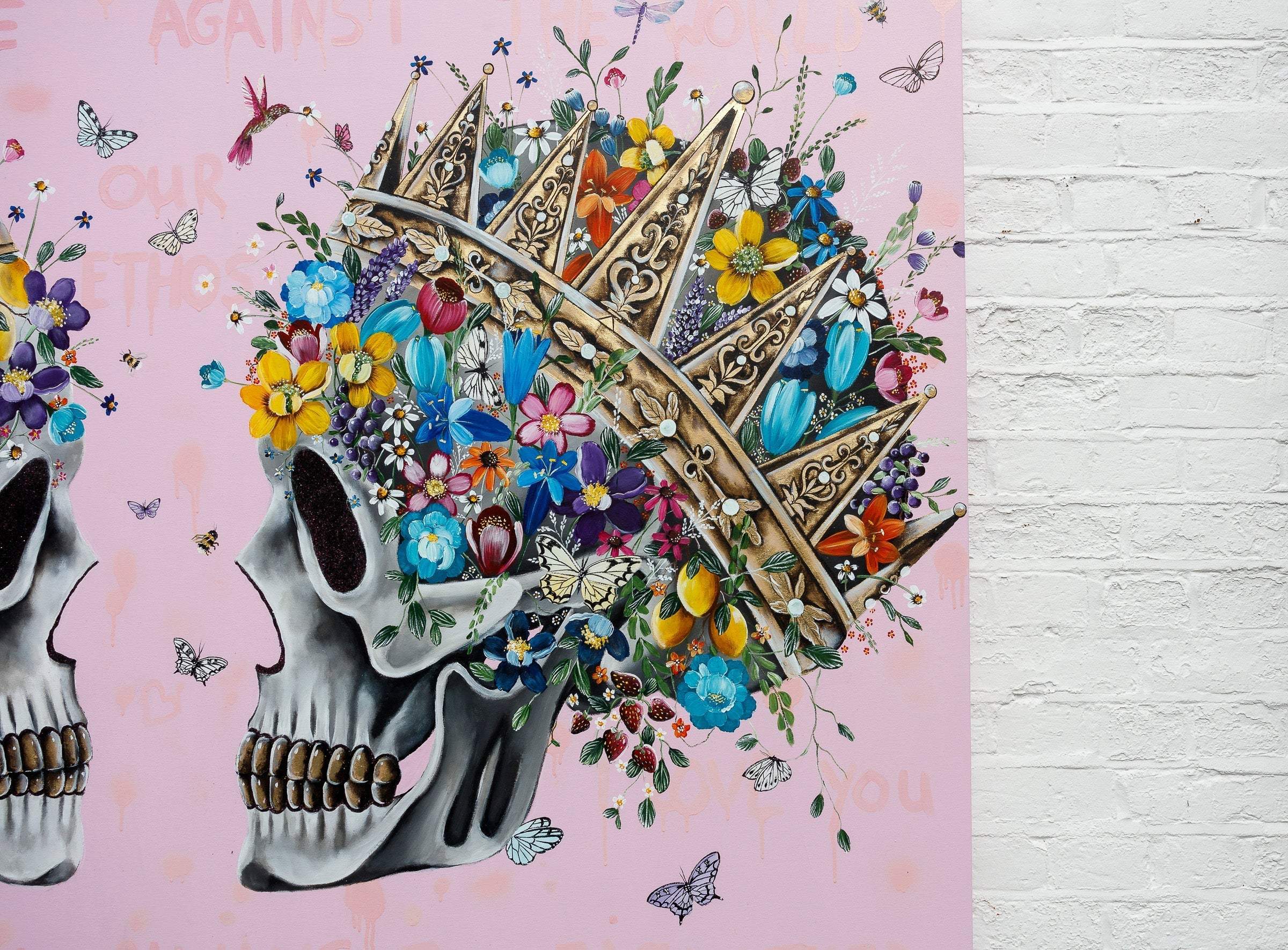 You and Me Against the World - Original - SOLD by artist Becky Smith - Wyecliffe Galleries