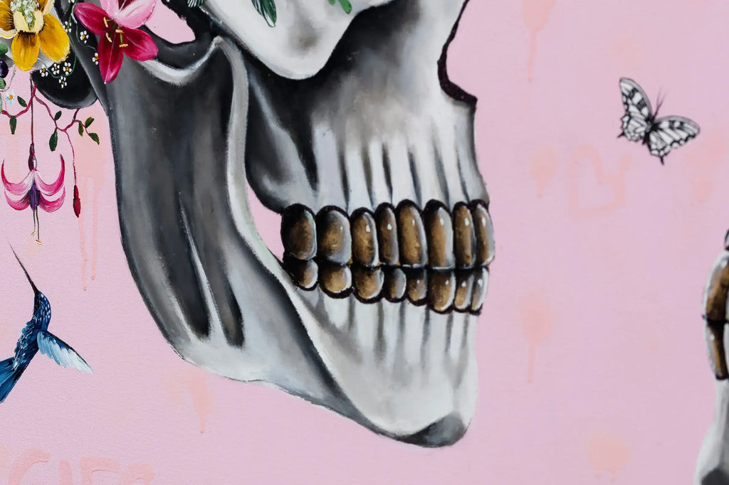 You and Me Against the World - Original - SOLD by artist Becky Smith - Wyecliffe Galleries