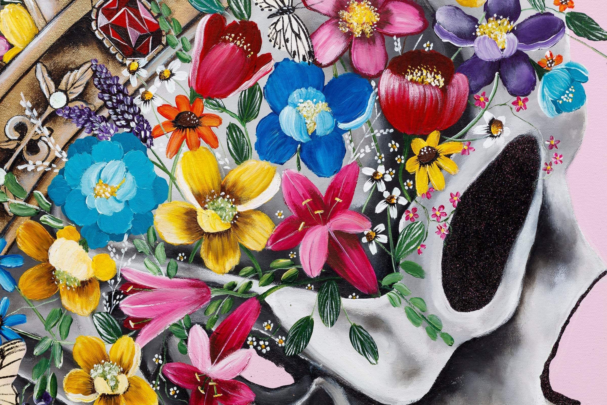 You and Me Against the World - Original - SOLD by artist Becky Smith - Wyecliffe Galleries