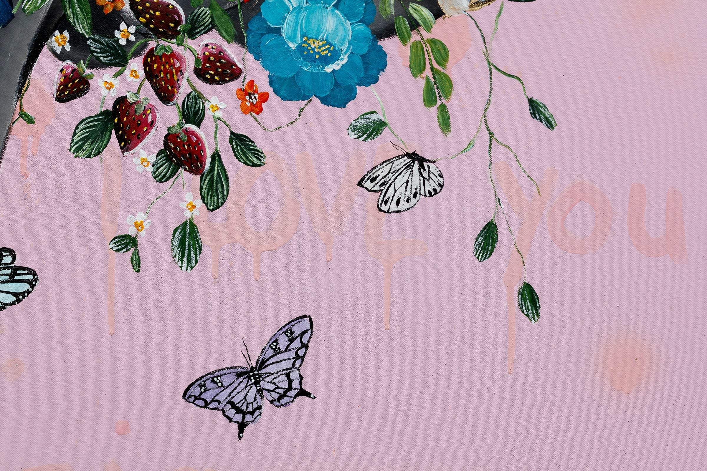 You and Me Against the World - Original - SOLD by artist Becky Smith - Wyecliffe Galleries