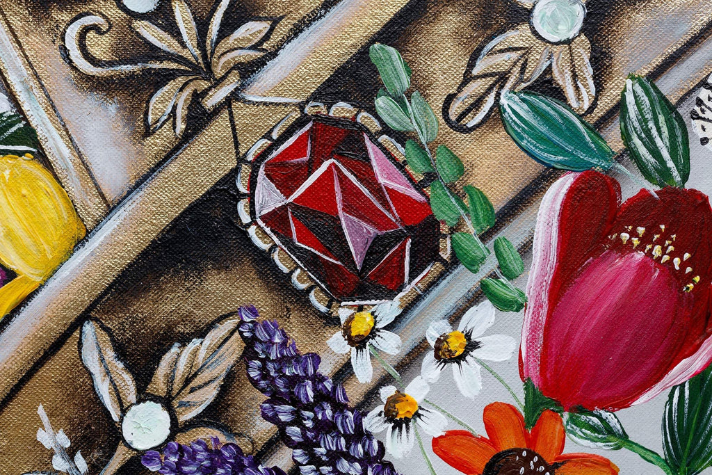 You and Me Against the World - Original - SOLD by artist Becky Smith - Wyecliffe Galleries