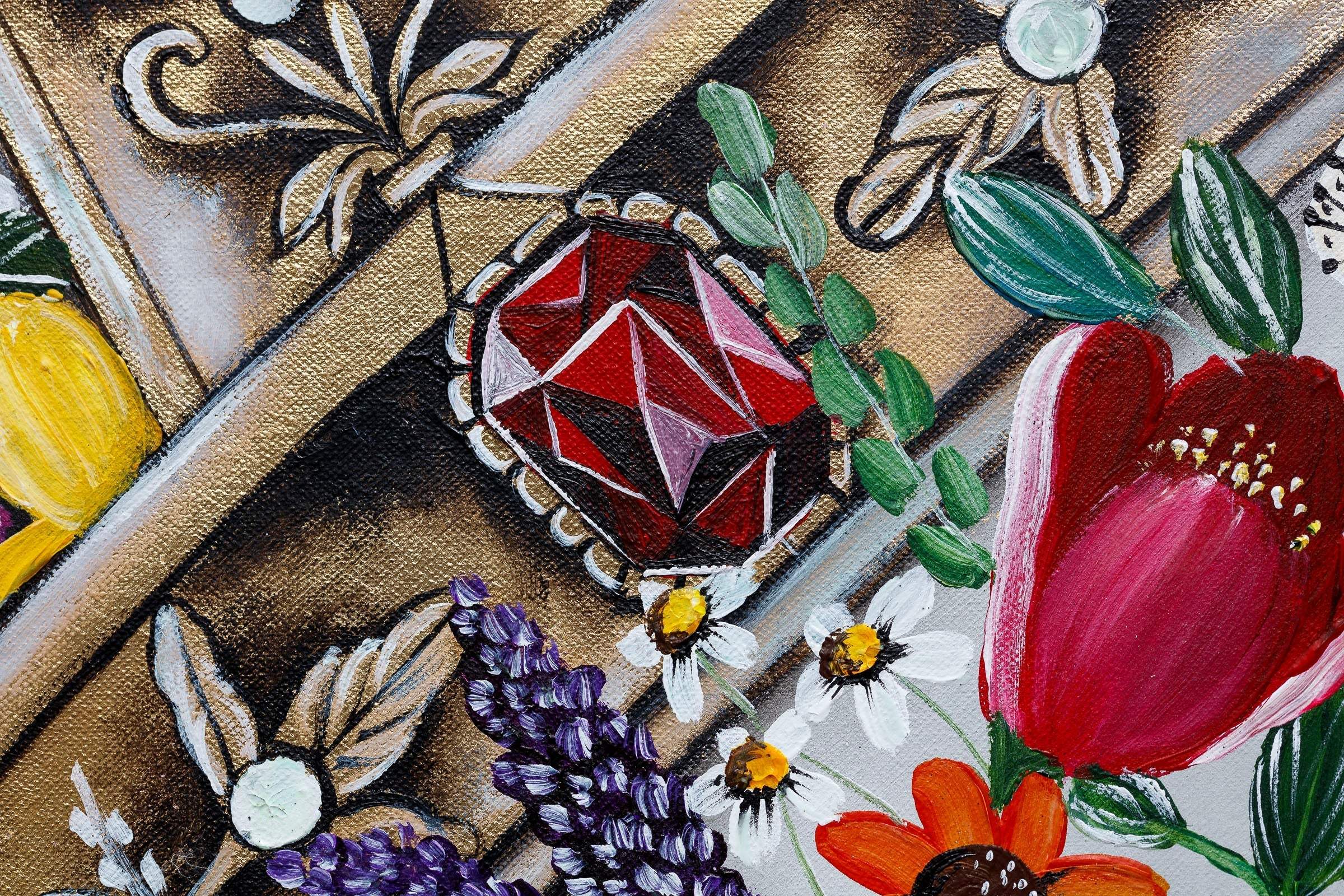 You and Me Against the World - Original - SOLD by artist Becky Smith - Wyecliffe Galleries