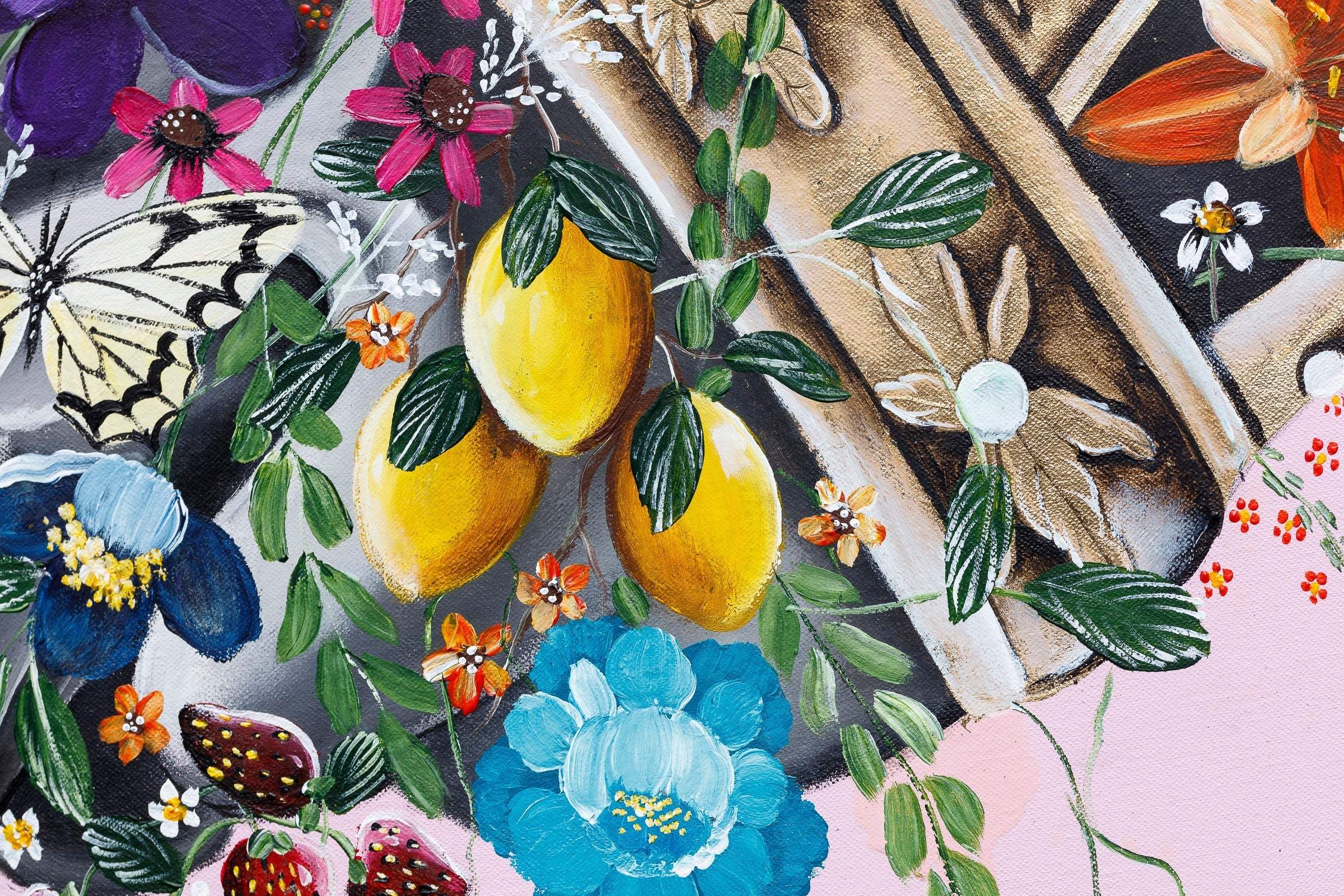 You and Me Against the World - Original - SOLD by artist Becky Smith - Wyecliffe Galleries