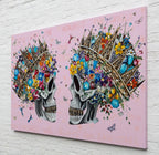 You and Me Against the World - Original - SOLD by artist Becky Smith - Wyecliffe Galleries