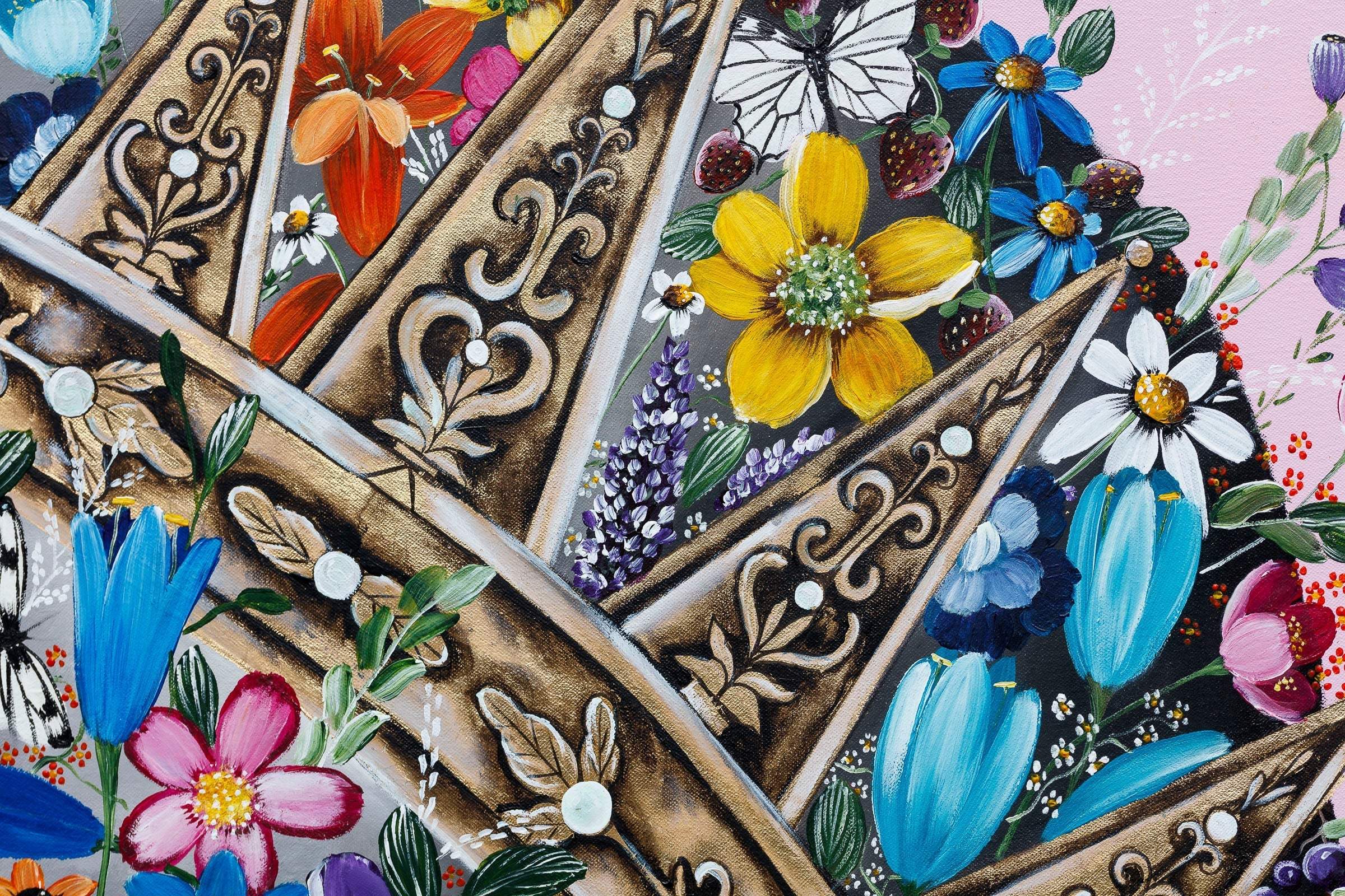 You and Me Against the World - Original - SOLD by artist Becky Smith - Wyecliffe Galleries