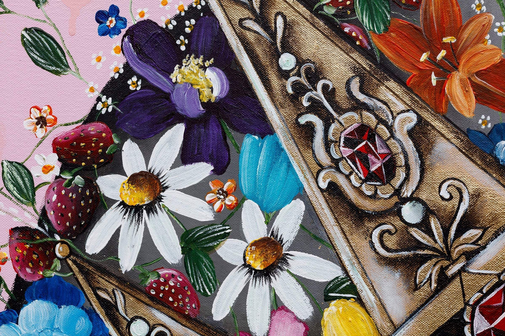 You and Me Against the World - Original - SOLD by artist Becky Smith - Wyecliffe Galleries