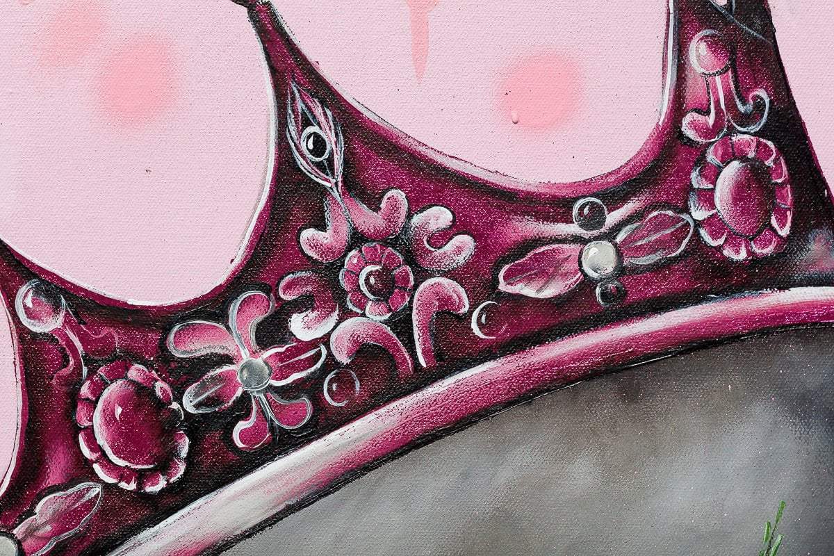 You Are A Queen - Original - SOLD by artist Becky Smith - Wyecliffe Galleries