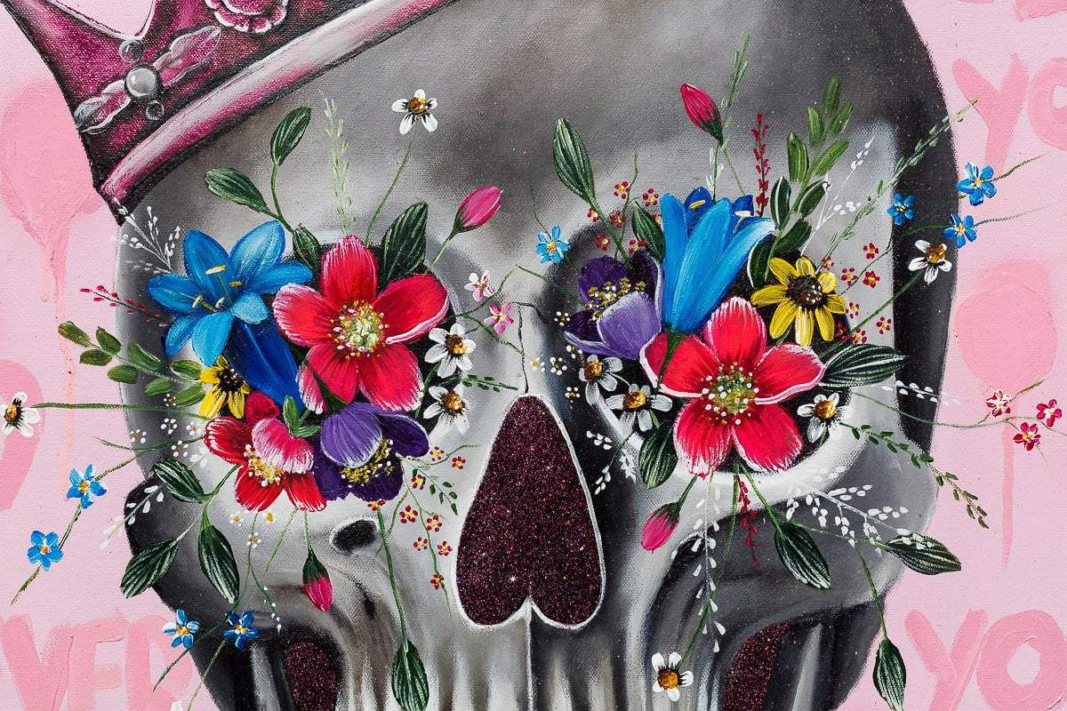 You Are A Queen - Original - SOLD by artist Becky Smith - Wyecliffe Galleries