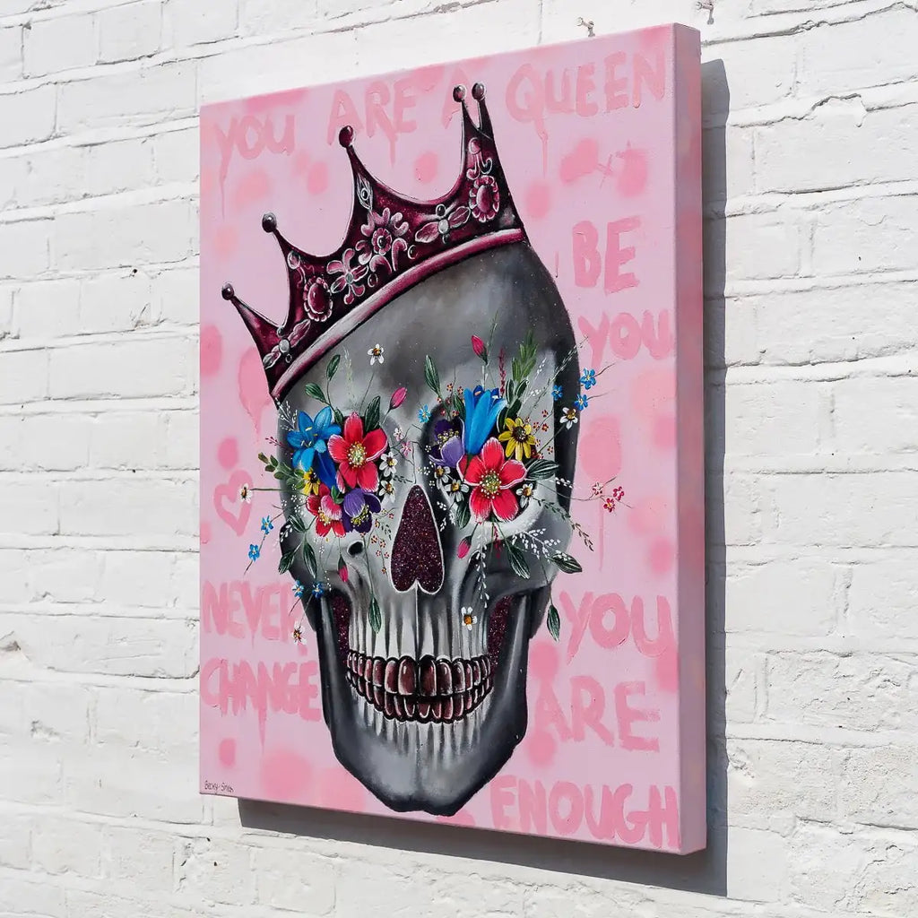 You Are A Queen - Original - SOLD by artist Becky Smith - Wyecliffe Galleries