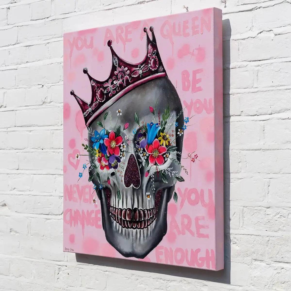 You Are A Queen - Original - SOLD by artist Becky Smith - Wyecliffe Galleries