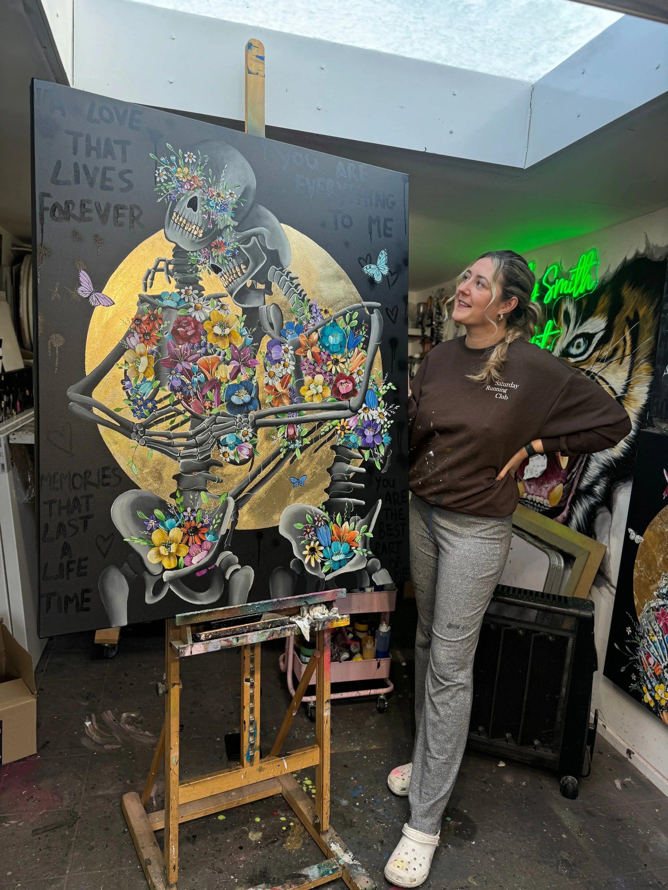 You are Everything To Me - Original - SOLD by artist Becky Smith - Wyecliffe Galleries