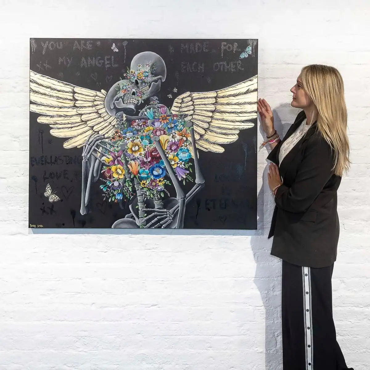 You Are My Angel - Original - SOLD by artist Becky Smith - Wyecliffe Galleries