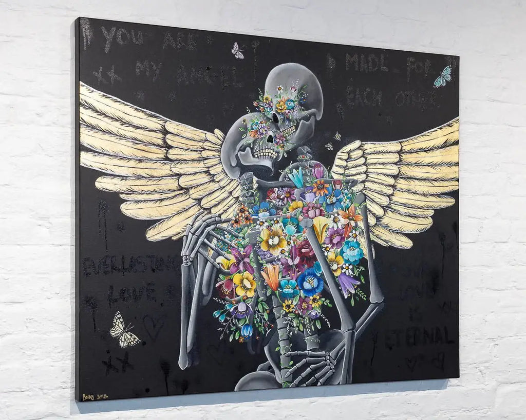 You Are My Angel - Original - SOLD by artist Becky Smith - Wyecliffe Galleries